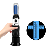 Wine Tester Refractometer Sugar Content Detector Sugar 0-40% Alcohol 0-25% Alcohol Detector