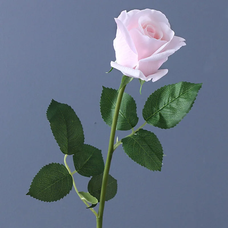 5Pcs Artificial Moisturizing Latex Rose Flower Real Touch Roses Wedding Home Decor Flowers Valentine\'s Day Gift for Her Bouquet