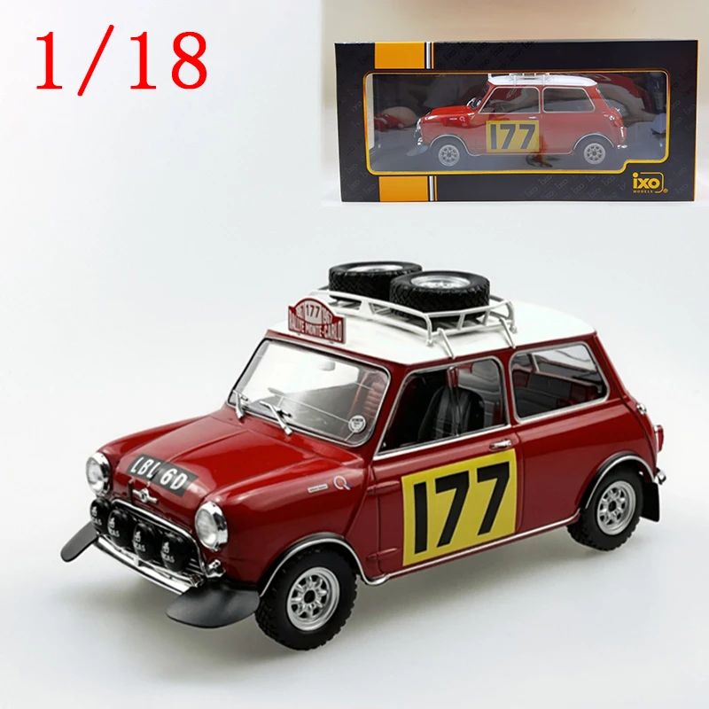 Diecast 1/18 Schaal MINI BMC MORRIS Cooper 177 Racewagen Model Legering Voertuig Model Statische Display Speelgoed voor Jongens