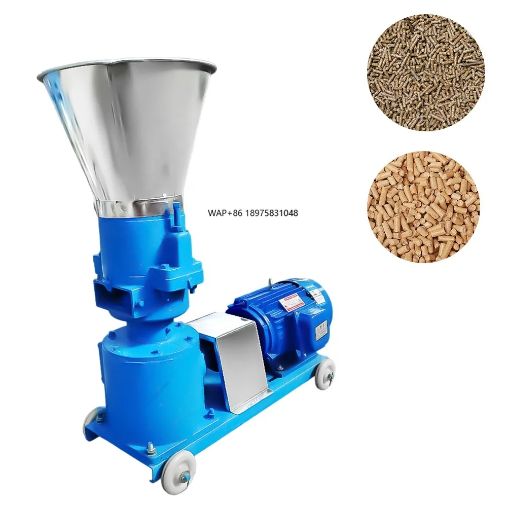 Cattle, sheep, rabbit, fish, goose, duck feed pellet processing equipment, livestock breeding equipment