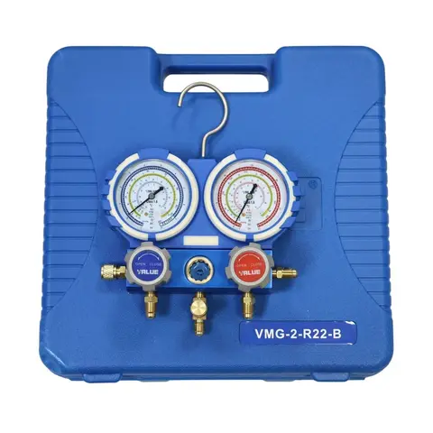 값 불화물 압력 게이지 VMG-2-R22-B 가정용 에어컨 스노우 타입 게이지 냉매 튜브 값 불화물 압력 게이지 VMG-2-R22-B 가정용 에어컨 스노우 타입 게이지 냉매 튜브