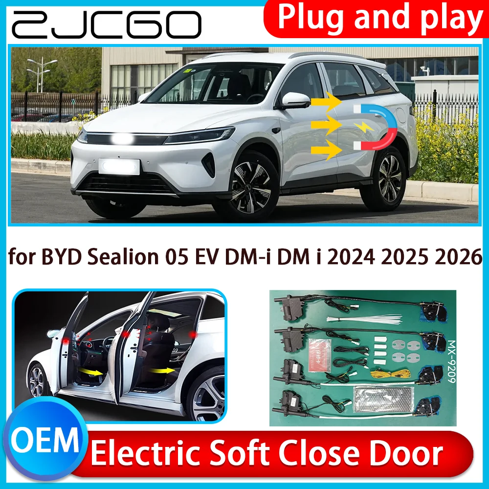 for BYD Sealion 05 EV DM-i DM i 2024-2026 Auto Pull Car Soft Close Kit Door Power Latch Electric Door Catch Soft Closing Assist