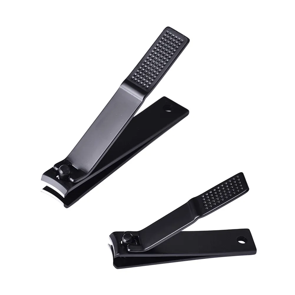 2Pcs Stainless Steel Manicure Tools Set Professional Nail Clipper Kit for Fingernails Toenails Trimming Dead Skin Removal