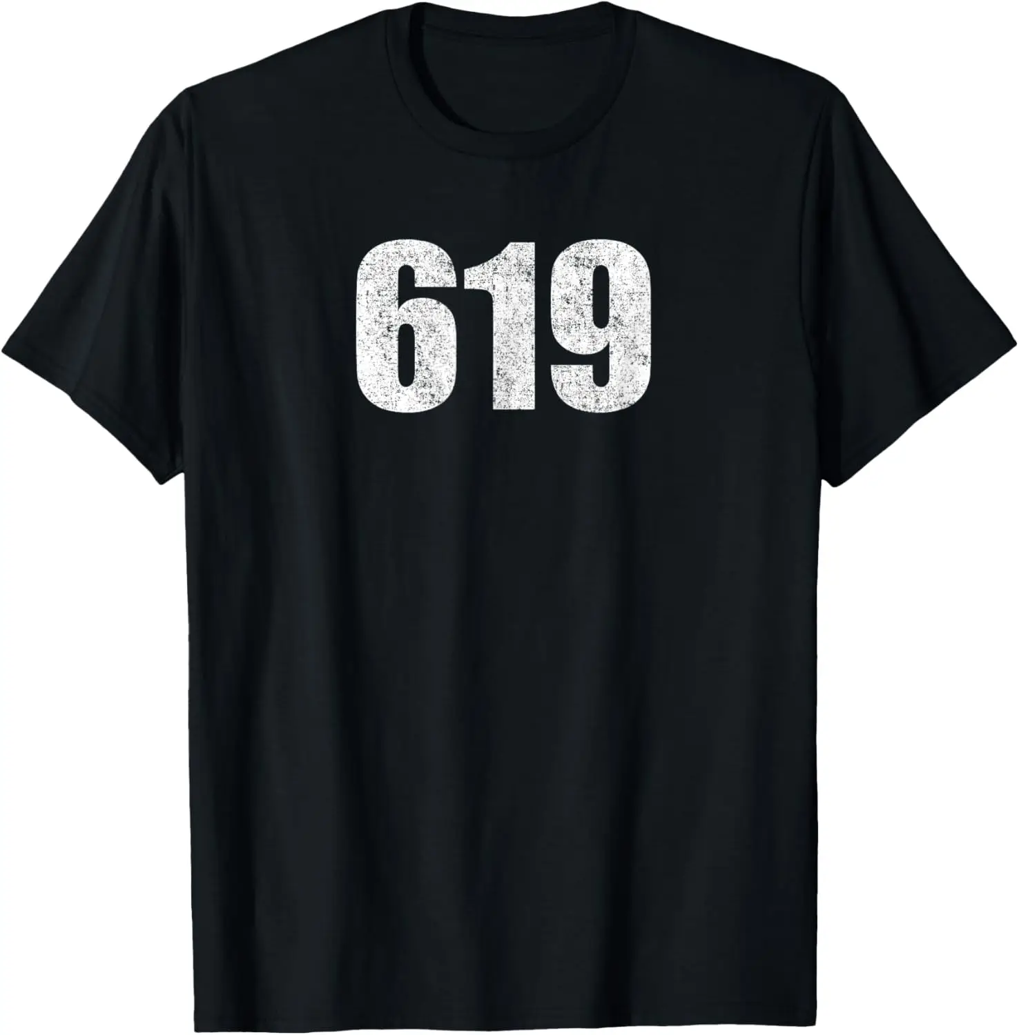 San Diego 619 Code de zone Californie Vintage T-shirt rétro