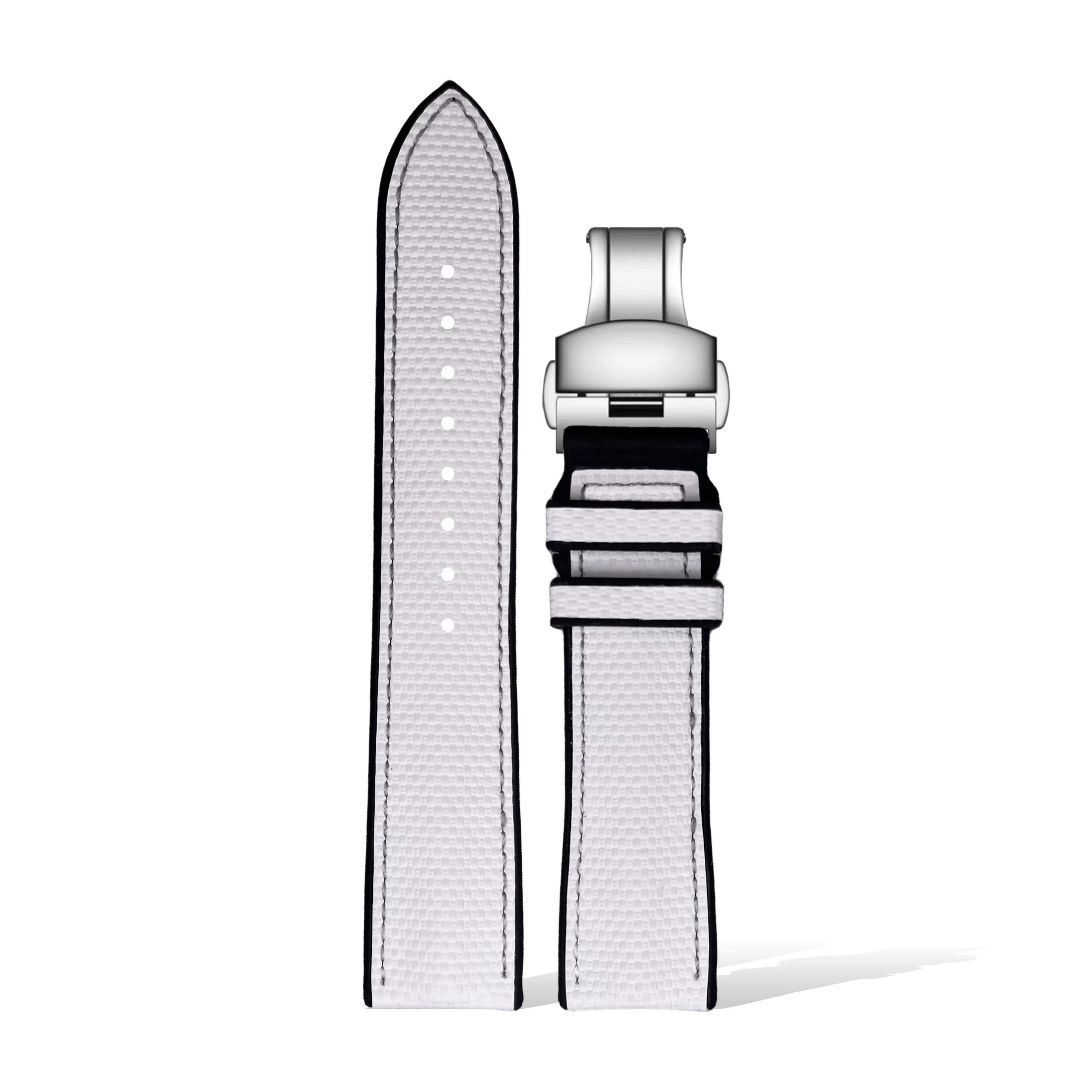 PARA MARCAÇAS CLÁSSICAS FLUORORUBBER BUTTERFLY CLASP WORCH BANDE