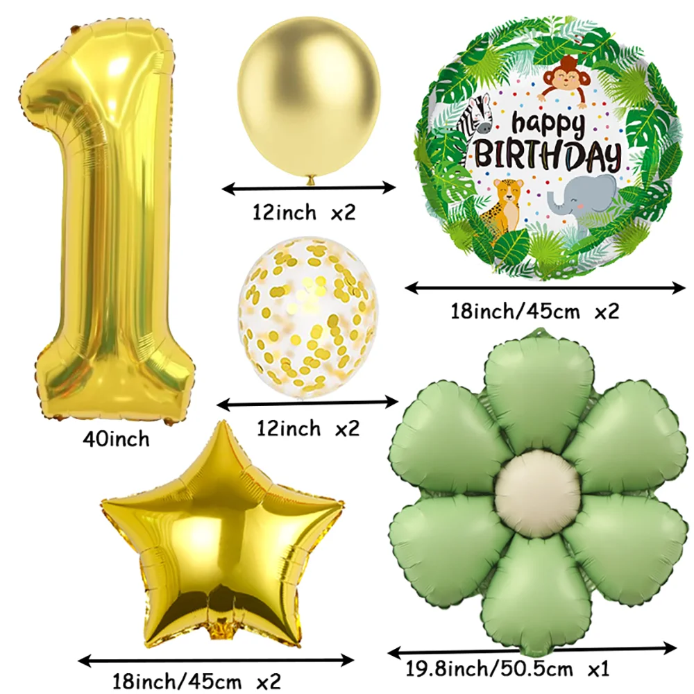 بالون من فيلم الألومنيوم ذو الرقم الذهبي على شكل حيوان ديزي، بالون على شكل نجمة خماسية، مناسب لتزيين هدايا حفلات أعياد الميلاد
