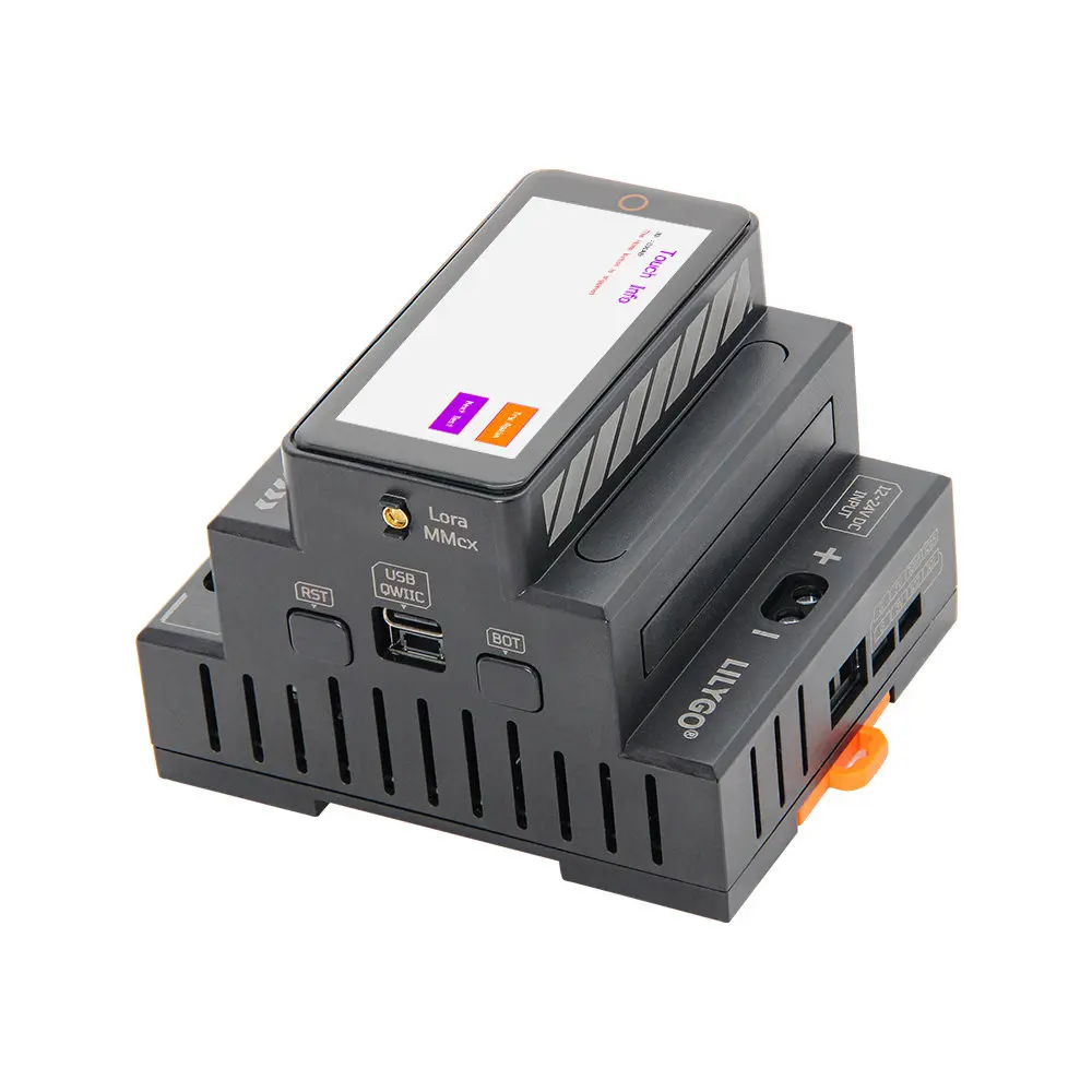 LILYGO® T-Connect-Pro ESP32-S3 LoRa Industrial Control Development Board Onboard RS485 RS232 CAN Ethernet Module With 2.33″ LCD