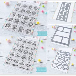 Matrices de découpe en métal et timbres, pochoirs pour album de scrapbooking bricolage, gaufrage, décorations faites à la main, moule, matrices de scrapbooking