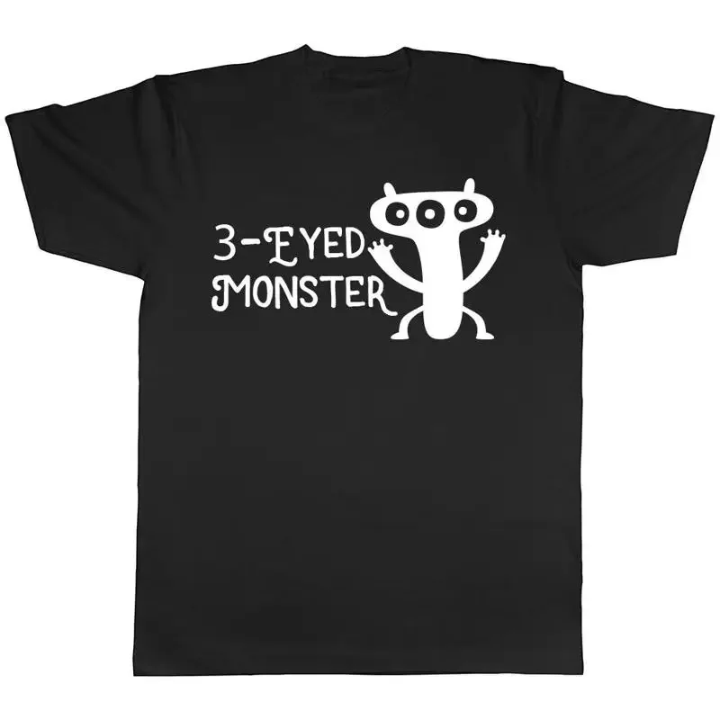 3 Eyed Monster Mens Womens Ladies Unisex T-Shirt