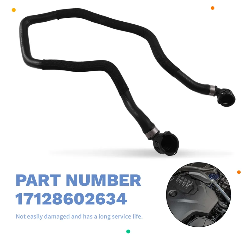 17128602634 محرك المياه المبرد خرطوم الأنابيب المبرد خرطوم لسيارات BMW G30 G31 G32 G11 G12 G15 530E 530EX 530I 530IX