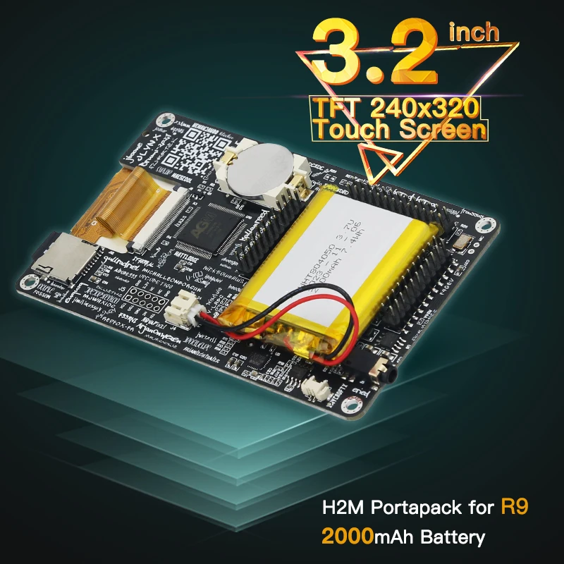 HAMGEEK PortaPack H2M Authorized Signature Edition for Hackrf R9