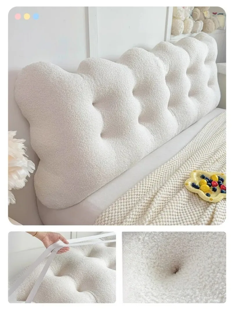 90x50x15cm Teddy-Fleece-Kopfte – Headboard Cushion Backrest Tatami Bewertung und Preis
