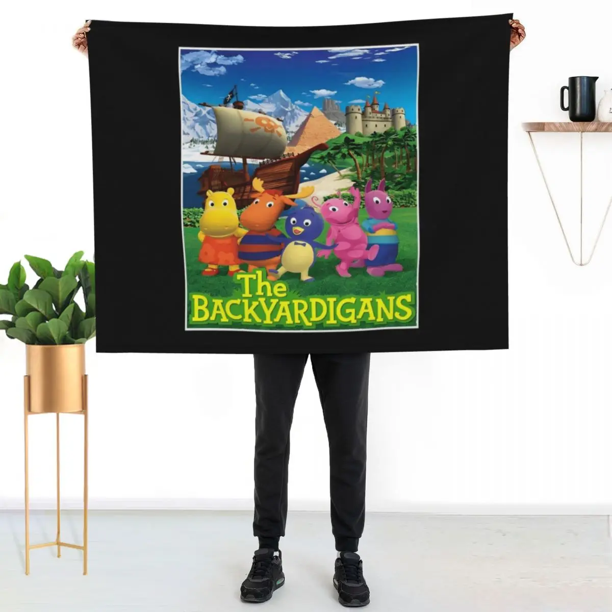 

the backyardigans Throw Blanket Color Fast Cozy Throw Blanket