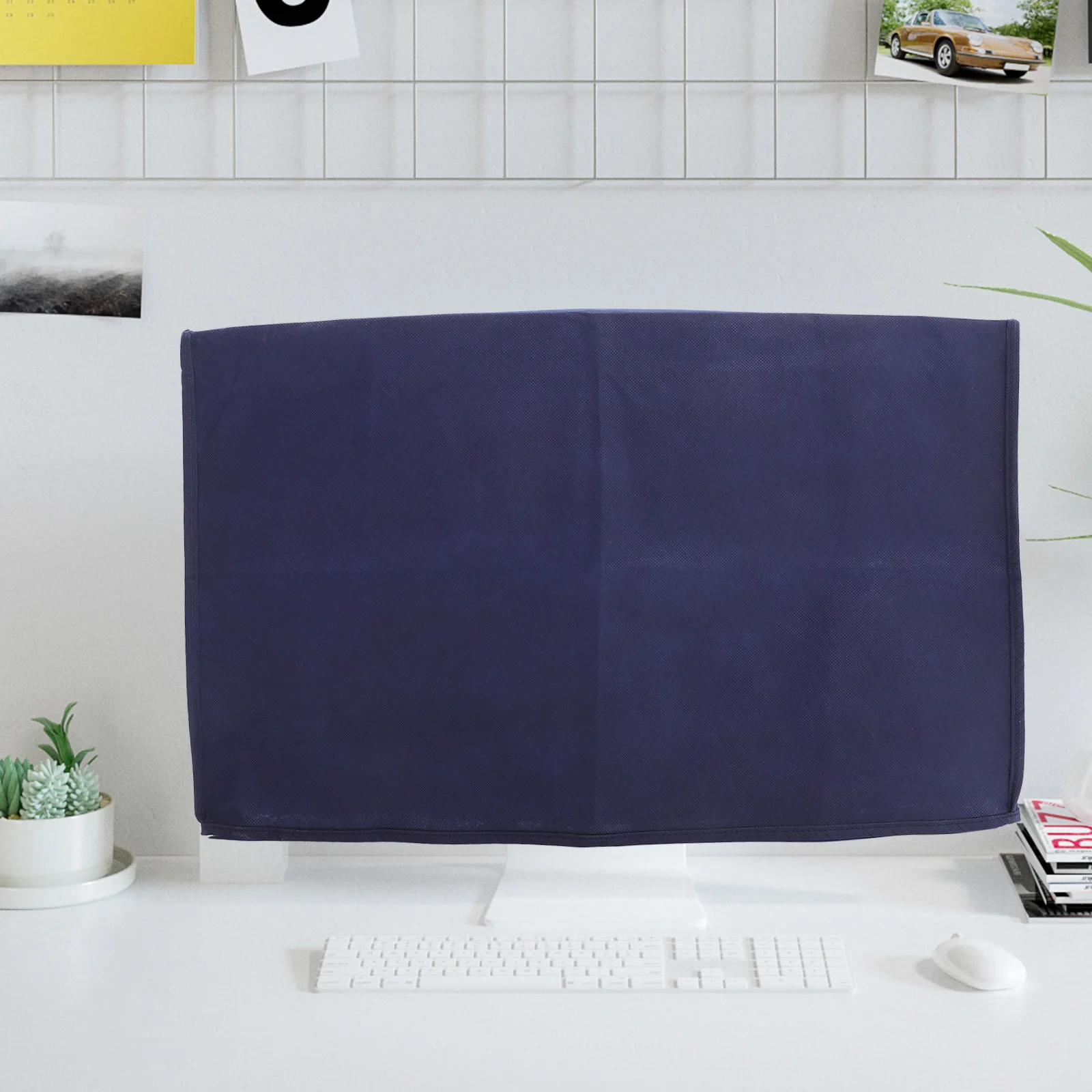 

1 Set Universal Computer Monitor Cover Desktop Pc Monitor Keyboard Dustproof Protector For Cpu Case Universal Standard Cover