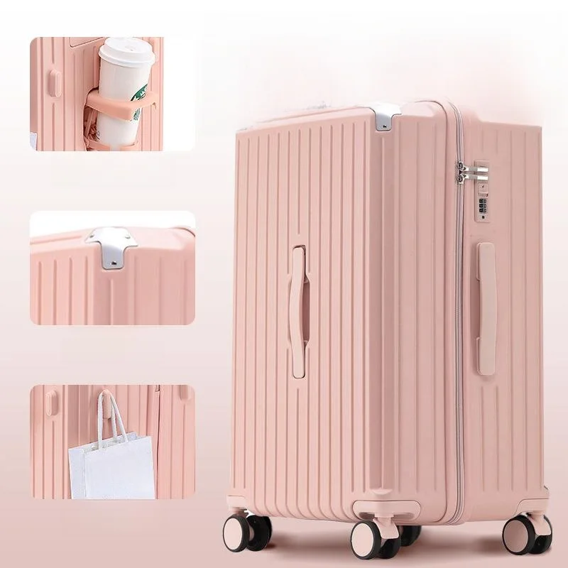 

Утолщенный многофункциональный большой чемодан-тележка с кодовым замком, 28 дюймов, для мужчин и женщин