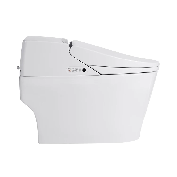 Newly Hotel Self Clean Drying Heated Automatic Flush Wc Ceramic Inodoro Inteligente Bathroom Automatic Toilet Bowl Smart Toilet