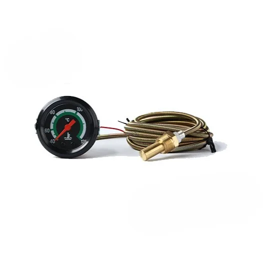 Hot Factory Sales Water Thermometer with Sensor 3/8 NPT 40~120 Celsius Water Temp Gauge for Car 12V 24V