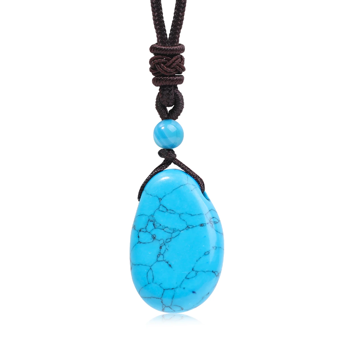 Natürliche Edelstein-Halskettenanhänger aus Amethyst, Rosenquarz und Klarquarz für Männer und Frauen, Gesundheits- und Wohlstands-Schmuck – Detail 9