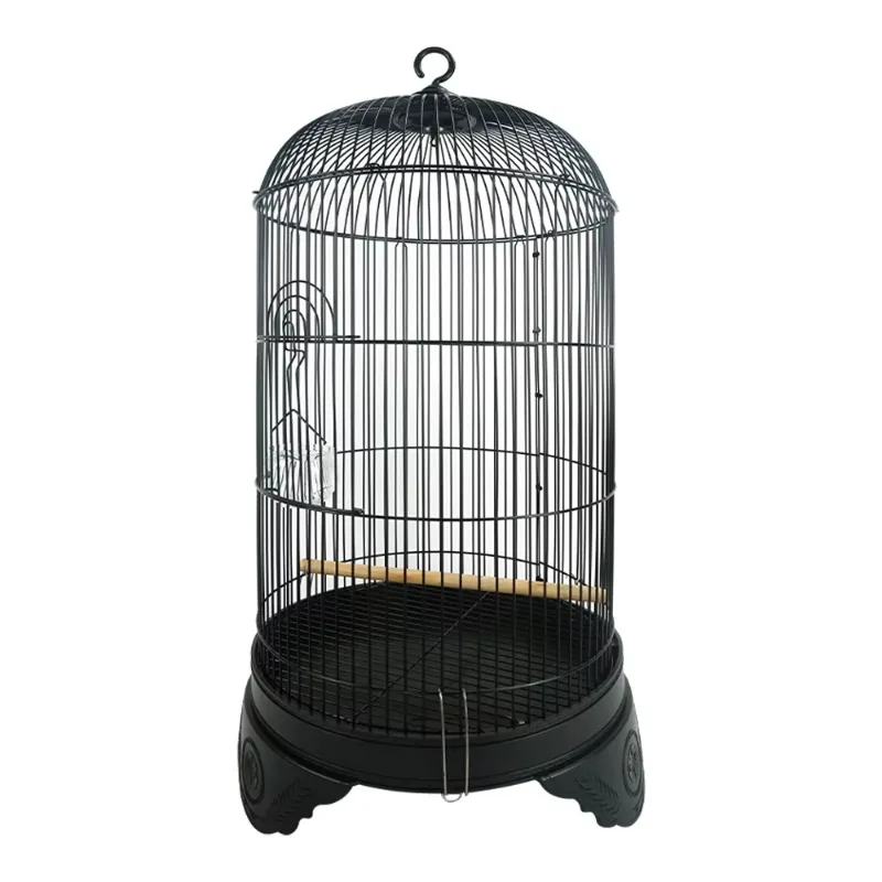 

Wholesale Classic Foldable Breathable Heavy Duty Outdoor Metal Iron Pet Bird Cage with Plastic Tray Box Packed for Large Birds