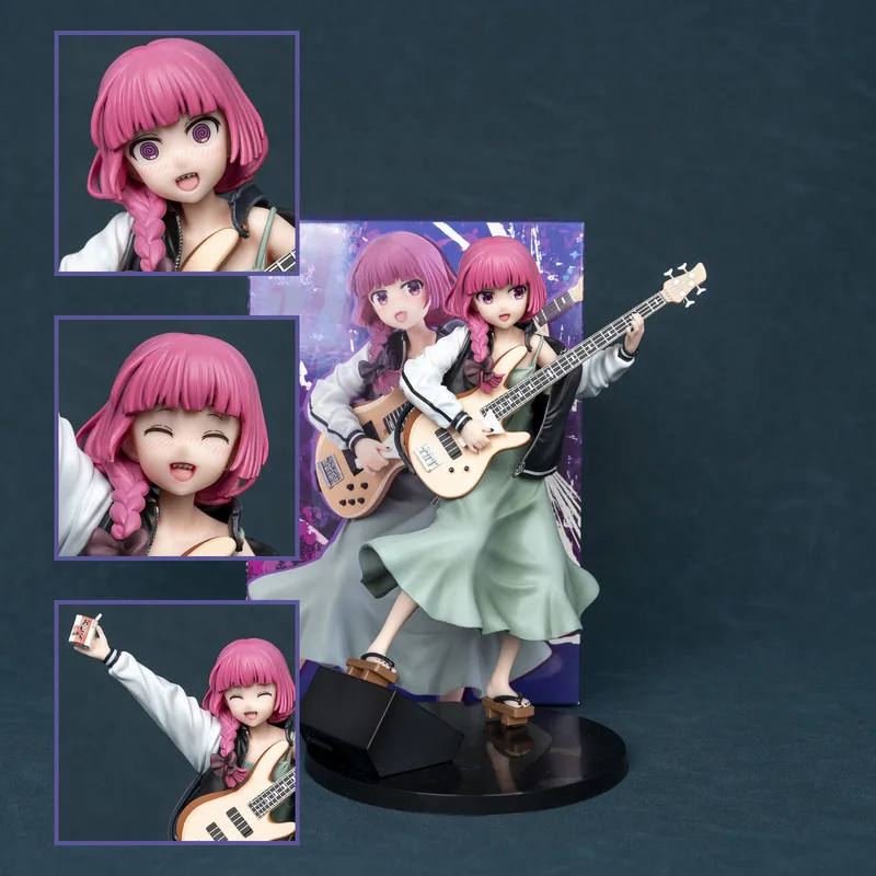وحيدا روك كيكوري هيروي الشكل الفرقة باسست فتاة جميلة أنيمي اليابانية أوتاكو حافظة كمبيوتر نموذج عيد الميلاد زخرفة هدية عيد ميلاد #1