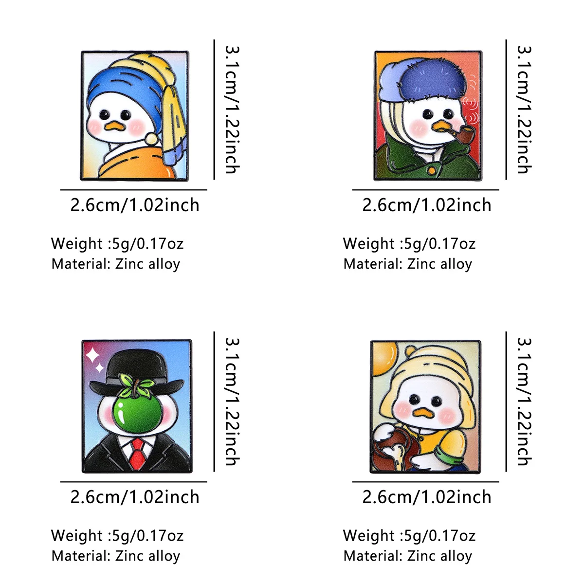 Bubble Man Kawaii Cartoon Enamel Pin Lapel Pins for Clothes Backpacks Virgin Mary Badges Frog Brooch Jewelry Gifts for Friends