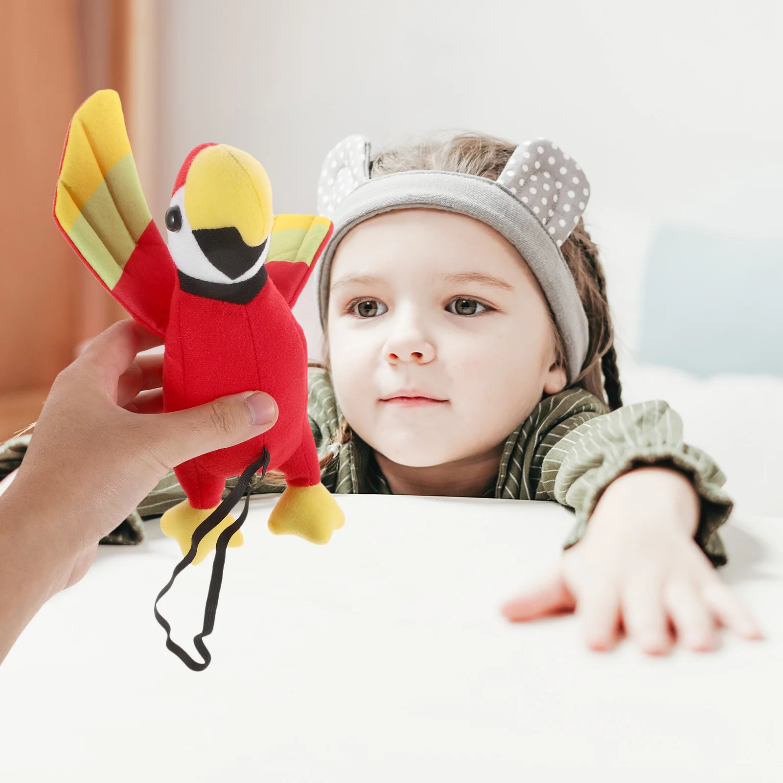 Set di Accessori per Costume da Pirata con Pappagallo Imbottito, Decorazione per Feste di Halloween, Finto Piccolo Telescopio per Cosplay