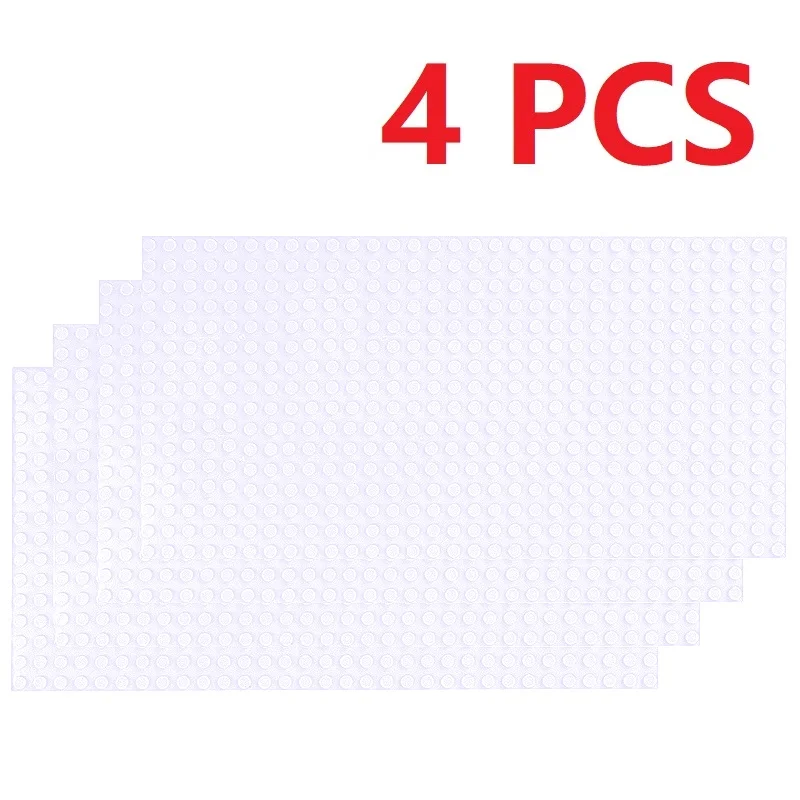 4 Stück Grundplatten 32 x 32 16 x 32 Punkte klassische Grundplatten Blöcke Kunststoff Bausteine Montage kompatibel Marke MOC Friends City