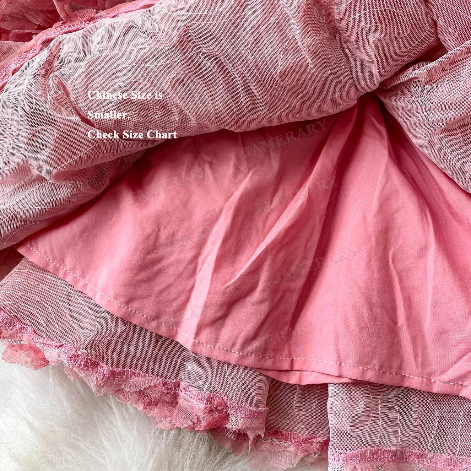 ฤดูร้อนTulleหรูหราชุดราตรีอย่างเป็นทางการผู้หญิงวันเกิดชุดเค้กสั้นสาวหวานเจ้าหญิง 3Dดอกไม้พรหมมินิVestido