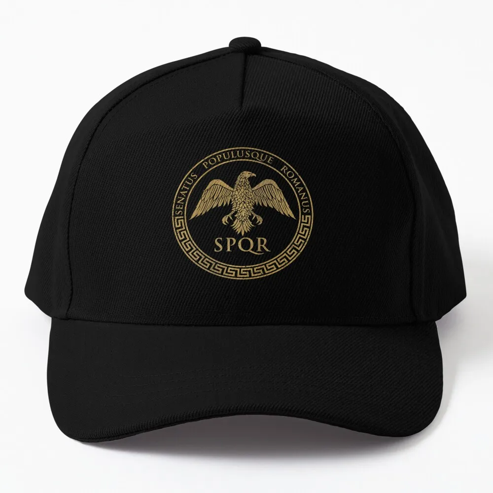 

Senatus Populusque Romanus - Eagle Emblem V01 Baseball Cap Bobble Hat Snap Back Hat New Hat Hats Man Women's