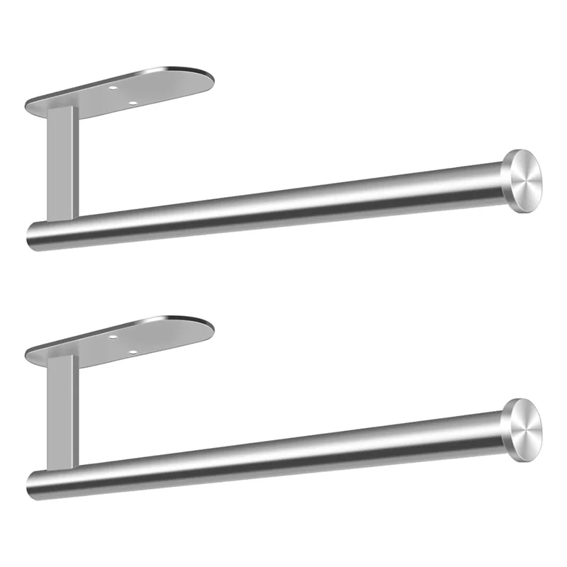 ABJY-Porta fazzoletti da cucina Appeso a parete in acciaio inossidabile Portarotolo per asciugamani da bagno