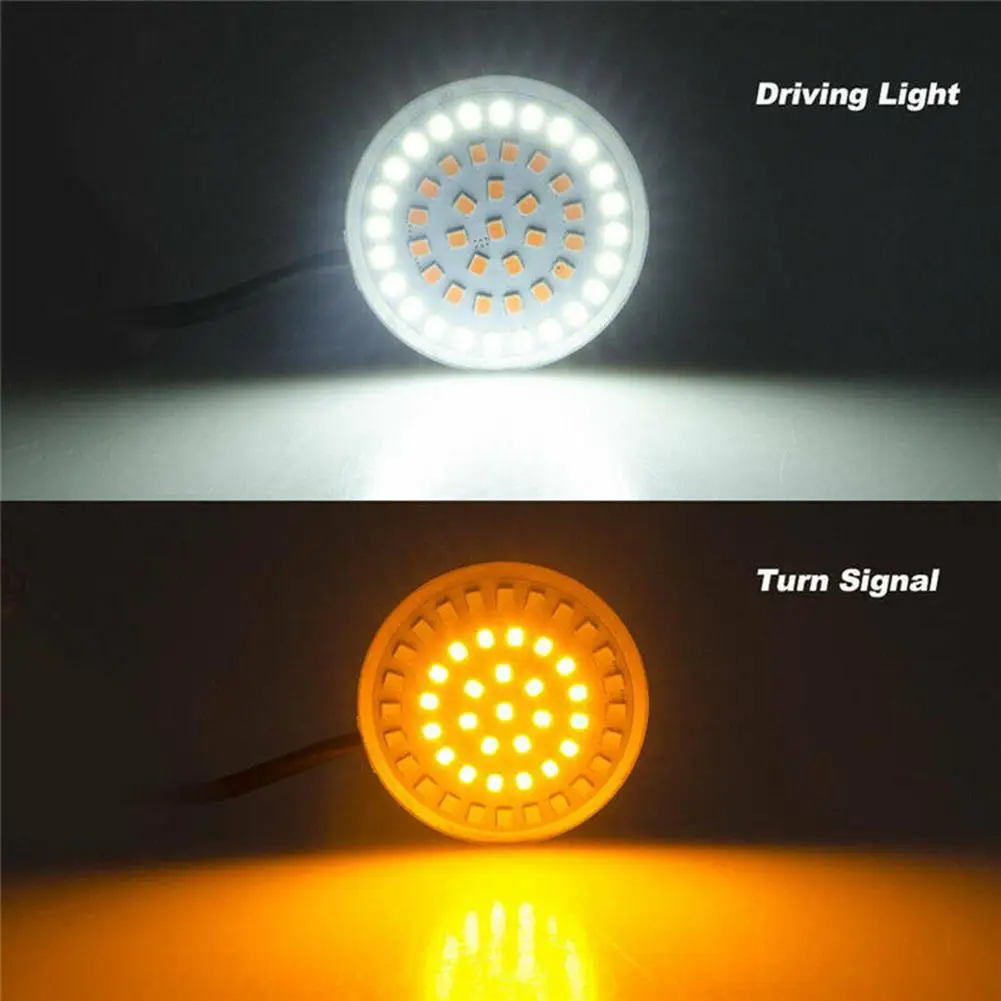 

Car Signal Inserts For Turn Signal White For Dyna For Tri Glide Inserts LED High Quality Car Spare Parts