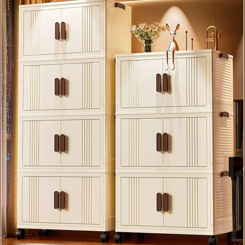 Folding Storage Bins, Household Bedroom, Clothes Cabinet, Thickened Storage Box, Installation Free Wardrobe Storage Organization