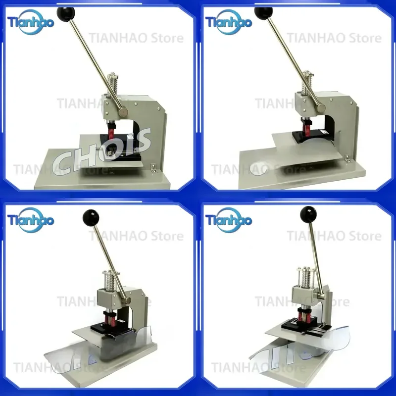 Long Lasting Desktop Metal Wire Slot Punch Oval Hole Punch for Documents