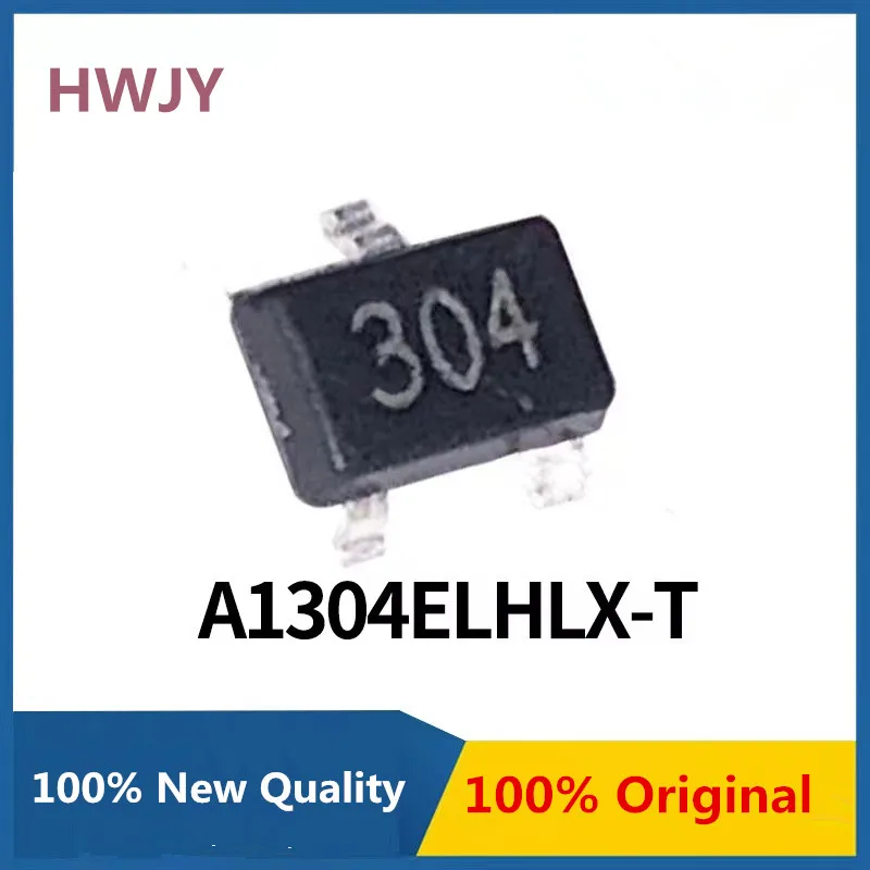 100% Original A1304ELHLX-T Board Computer Interface Hall Effect/Magnetic Sensor IC A1304