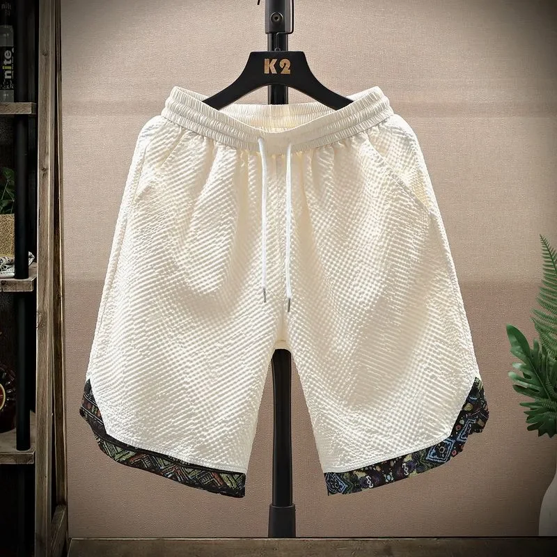 

Мужские модные повседневные пляжные шорты свободного кроя, спортивные шорты, стильные шорты до колен