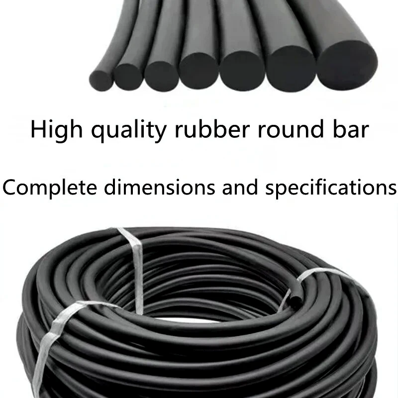 1/5/10M NBR Black Rubber Strip Seal OD 1~30mm High Temperature Oil Resistant Nitrile Sealing Rope Solid High-Quality Round Strip