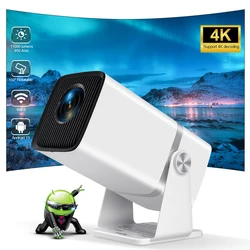 Td80w mini projetor full hd 1080p 4k android projetor para filmes 5g wifi 3d smart tv vídeo home theater feixe portátil pk hy320