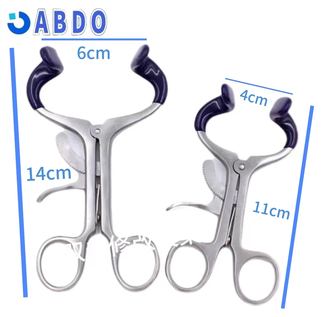 Dental Cheek Lip Retractor Stainless Steel Mouth Opener Cheek Expander Orthodontic Dentist Oral Examination Equipment Tools