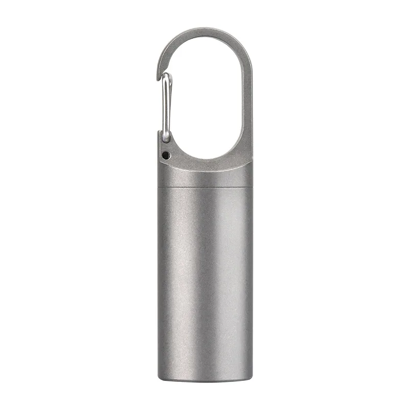 Key Latch Titanium Alloy Waterproof Sealed Bottle Travelling Outdoor Portable Storage Box Medicine Box Moisture-proof EDC Tool