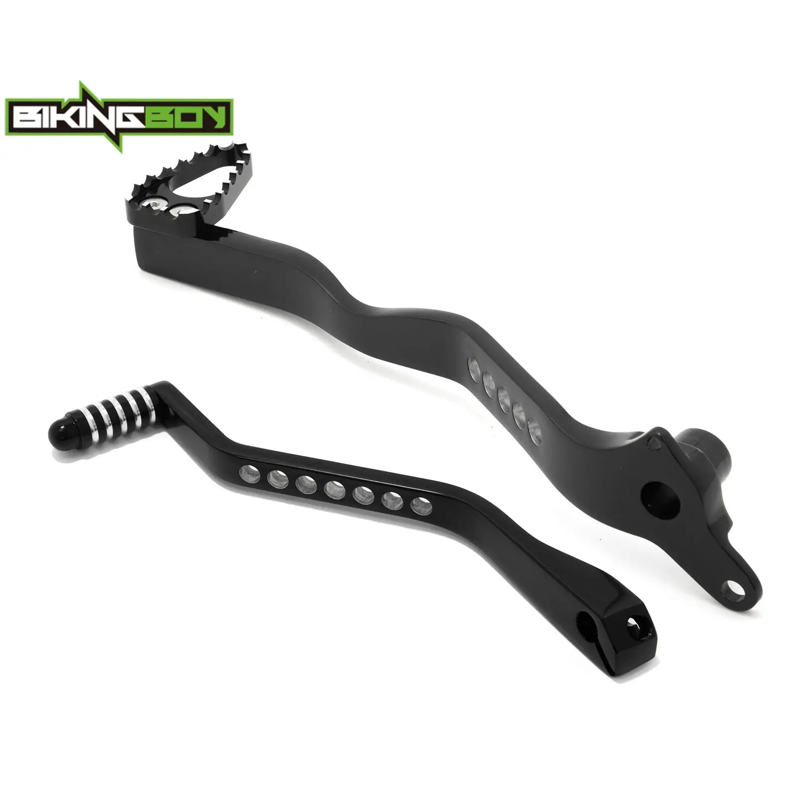 BIKINGBOY Shifter Shift Lever + Rear Brake Pedal Banshee YFZ 350 87-06 88 89 90 91 92 93 94 95 96 97 98 99 00 01 02 Forged ATV