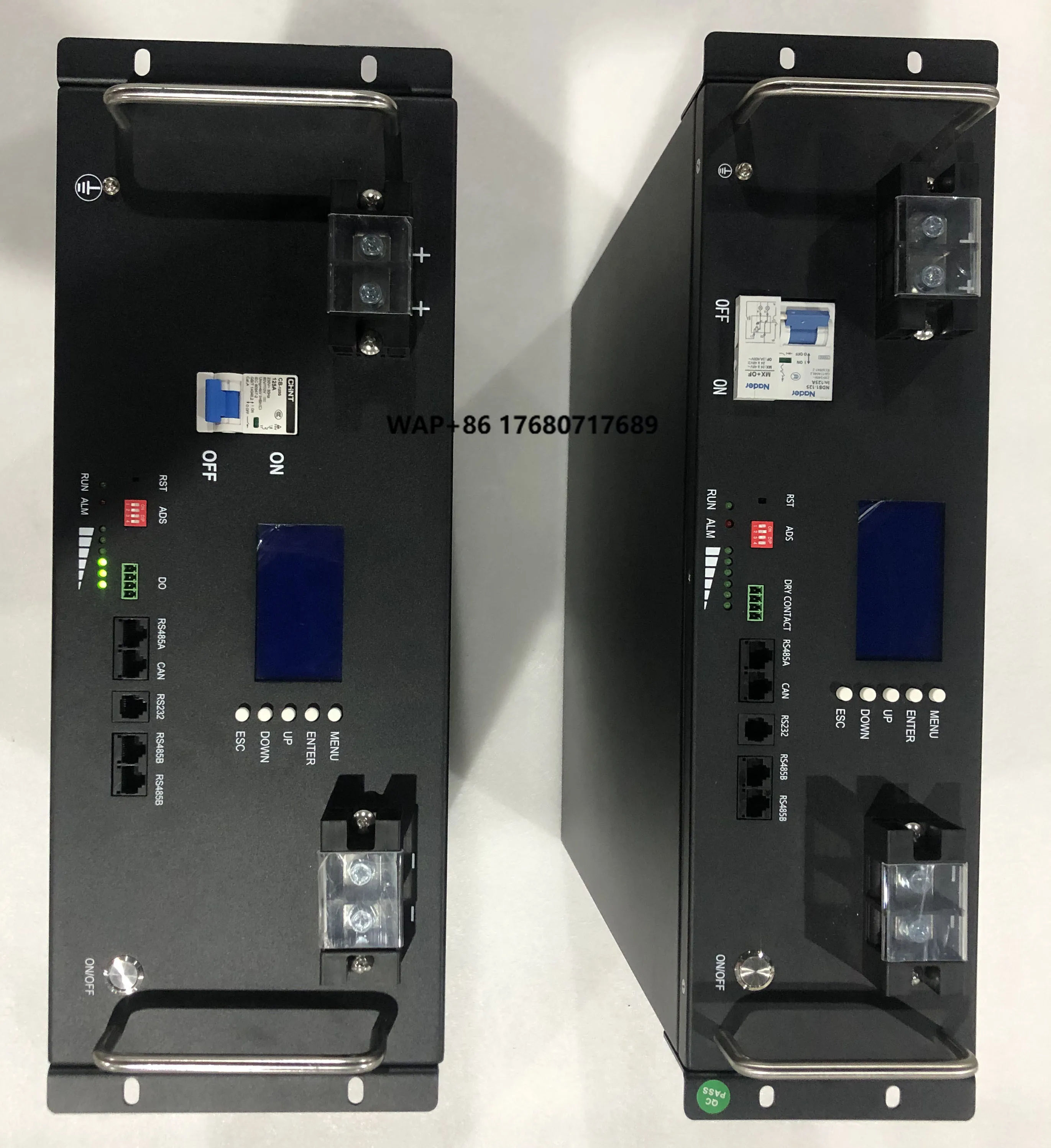 FY 51.2V Solar Lithium Phosphate Battery 48V UPS Application 50AH 200AH Range BMS Protection Hybrid Grid Connection CAN
