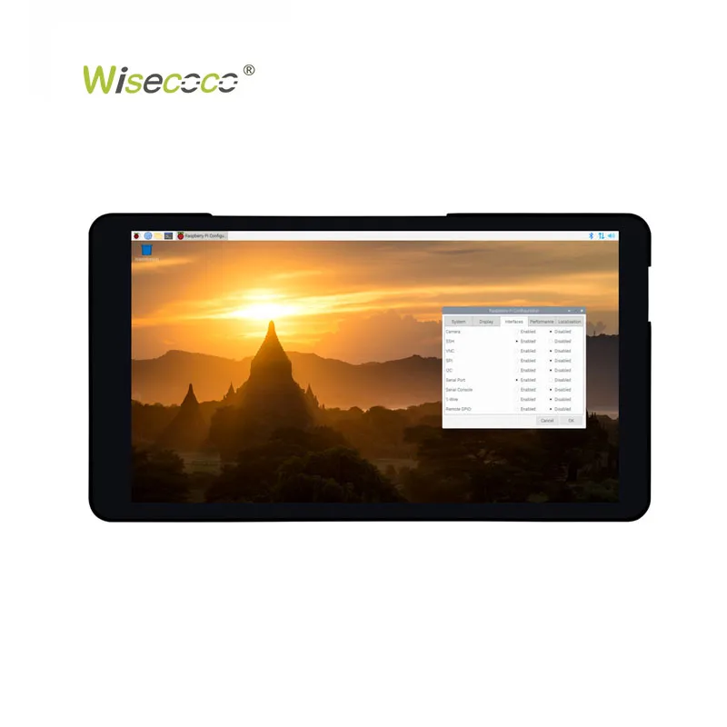 Wisecoco High Brightness 5.5 Inch 1920*1080 Resolution Touch Screen IPS TFT Lcd Display for Gaming Raspberry PI