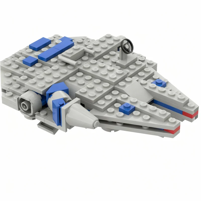 120pcs MOC Classic Space Mini Falcon Star Battle Model Building Blocks Toy Architecture Christmas Gift Assemble Creative DIY