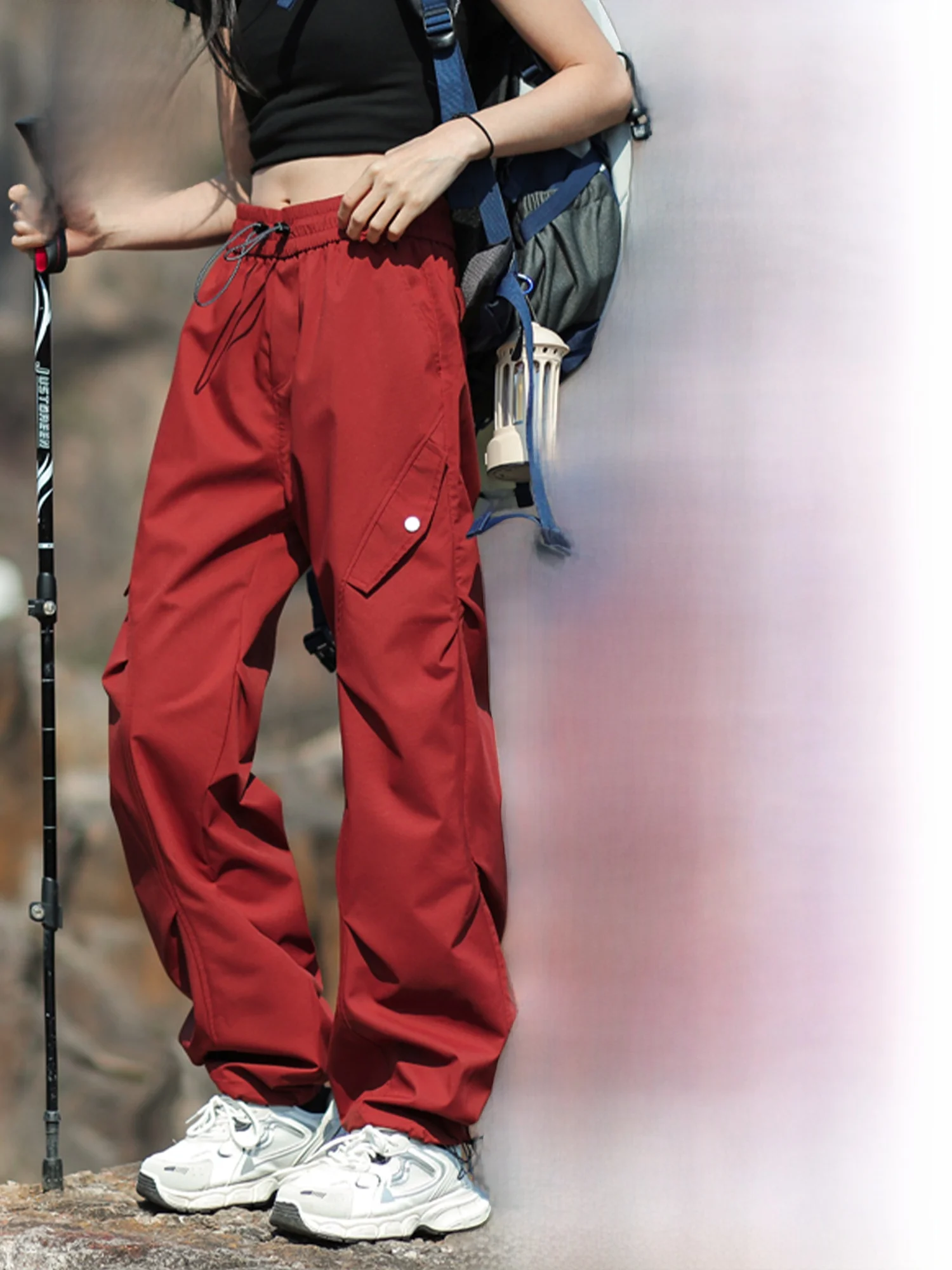 

PaulFrank Men's Casual Pants Spring Summer Autumn Winter Tee-Resistant ell Workwear Outdoor Leisure Trousers Big Mouth Mo...