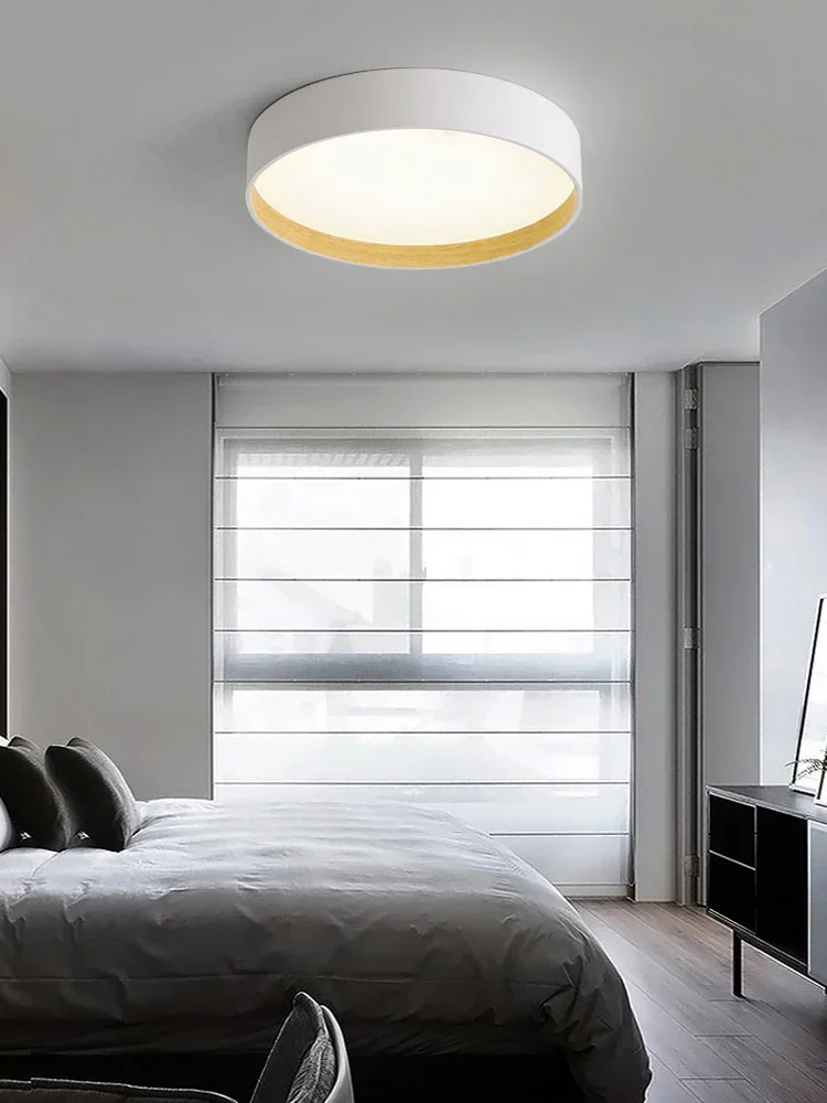 

2025 Italian Minimalist Bedroom Ceiling Lights Round Dining Room Studydecorative Led Lamps Simple New Home Master Bedroom L