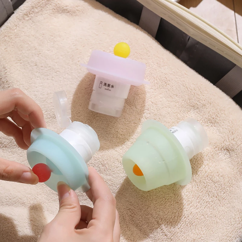 3 pièces/ensemble bouteille rechargeable 60ml 90ml récipient de Lotion souple Tube à presser bouteille vide bouteille de shampoing de voyage Portable