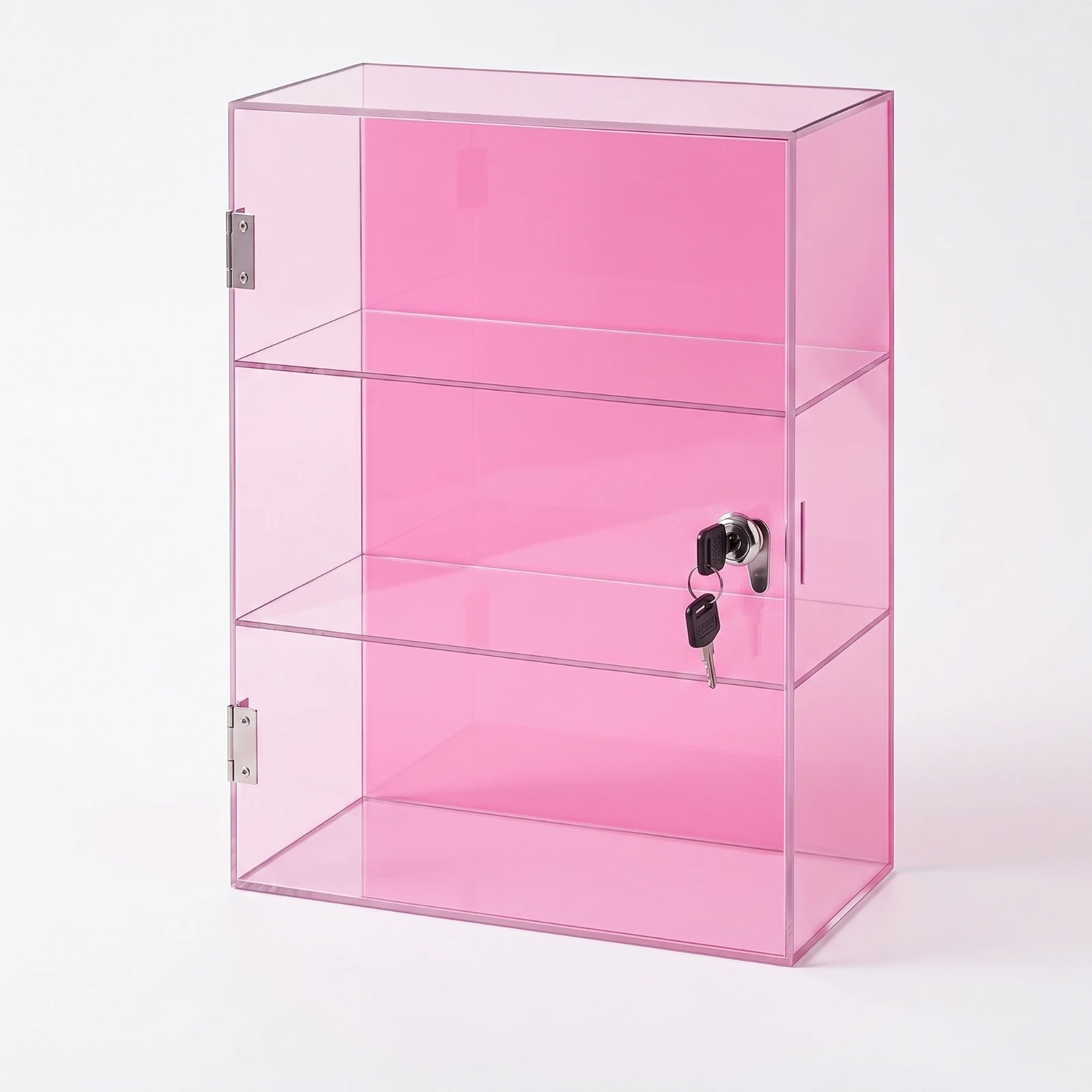 ロック可能なアクリル製ディスプレイケース 3段アクリル製ディ - Display Case Acrylic のレビューと価格