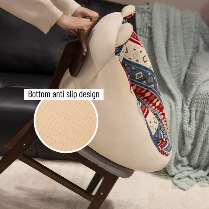 1 قطعة وسادة بوهيميا لينة ومريحة سميكة عنبر مكتب غرفة نوم حصير حصيرة عدم الانزلاق وسادة وسائد متكاملة #5