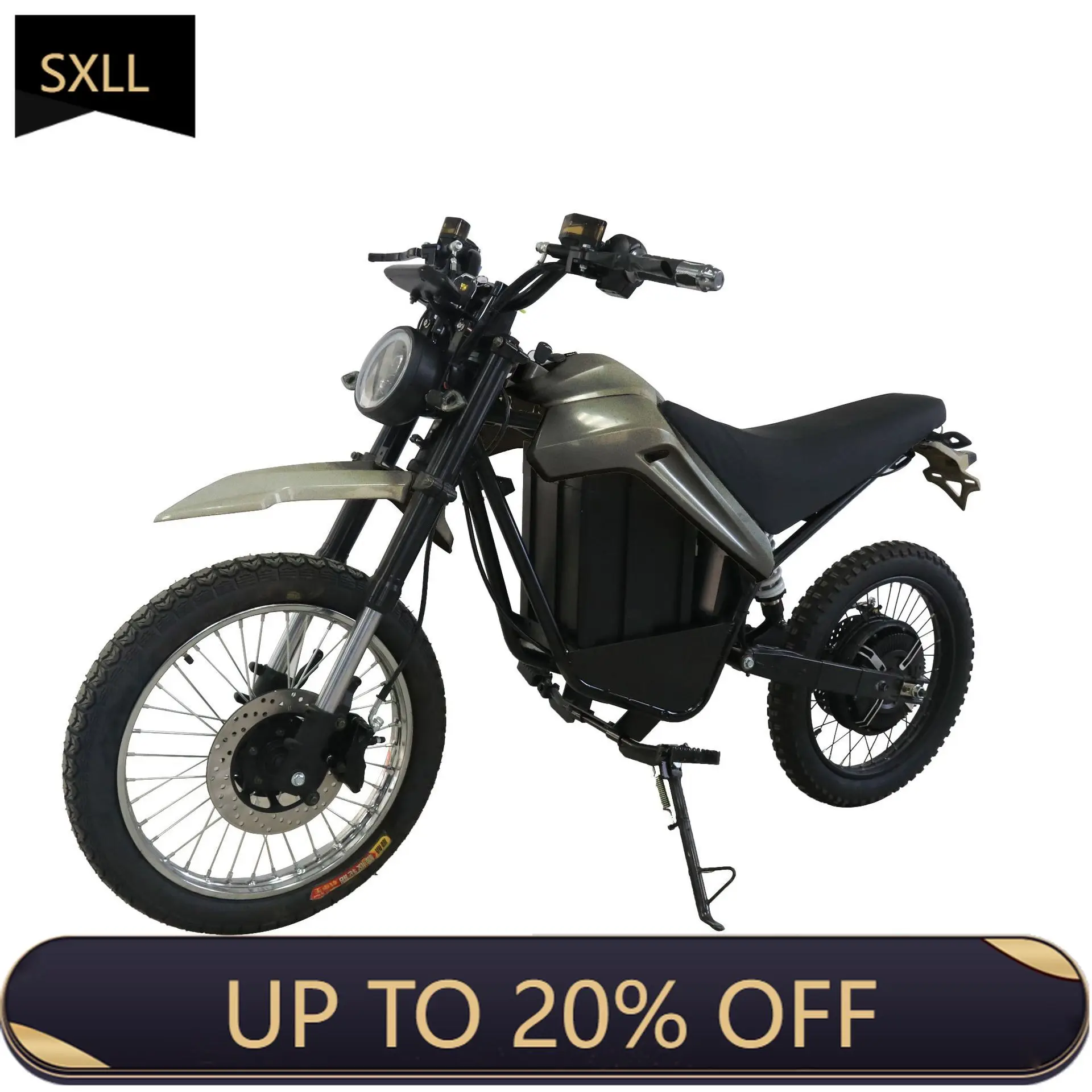 

SXLL Electric sports off-road bicycle 100 kilometers per charge Range 60v lithium battery power supply Disc braking system Front