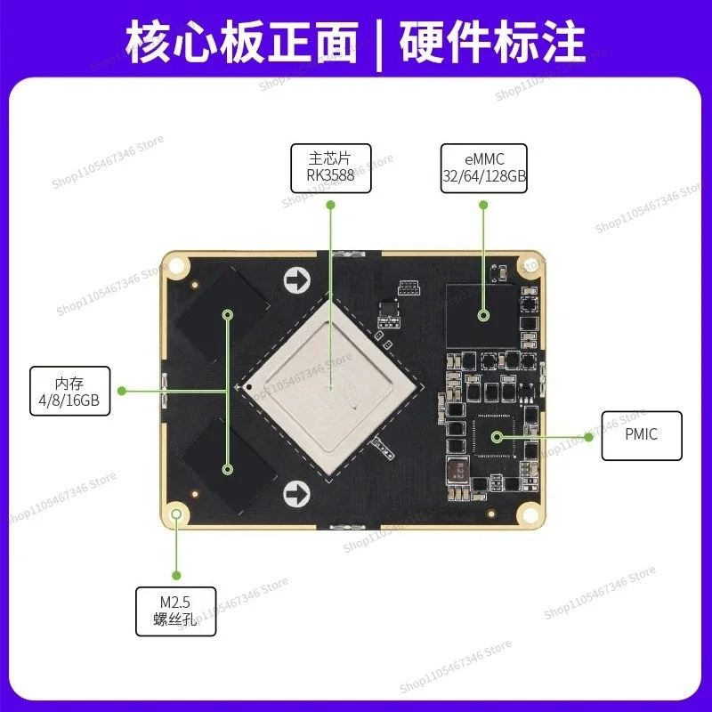 RoRuSFor Computer Core Board 8 Cores, Computer Accessories